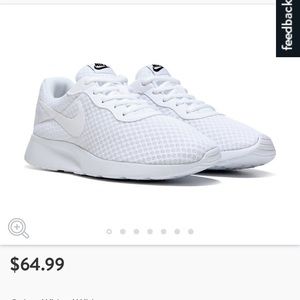WOMEN NIKE WHITE TANJUN size 7